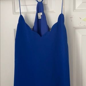 J Crew Factory Scallop Tank